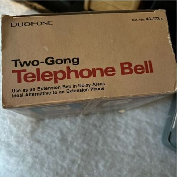 Duofone Two-Gong Telephone Bell Model 43-173A *Untested* - Picture 2 of 5